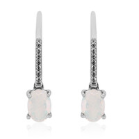Welo-Opal-Silberohrringe