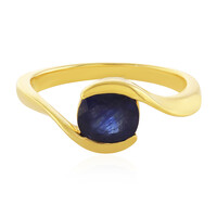 Blauer Madagaskar-Saphir-Silberring