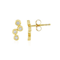 I2 (J) Diamant-Silberohrringe