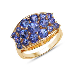 AAA-Tansanit-Goldring (AMAYANI)