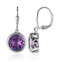 Amethyst-Silberohrringe