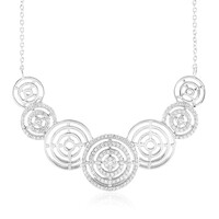 Zirkon-Silbercollier