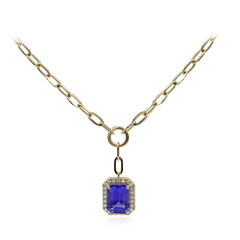 AAA-Tansanit-Goldcollier (CIRARI)