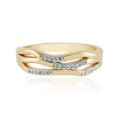 I2 (J) Diamant-Silberring