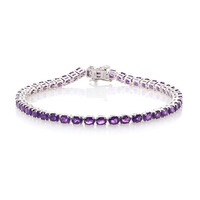 Sambia-Amethyst-Silberarmband