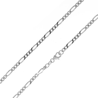 Silber-Figarokette - 9,21 g - 45 cm