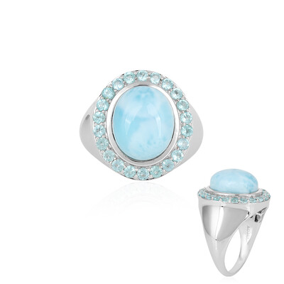 Larimar-Goldring (KM by Juwelo)