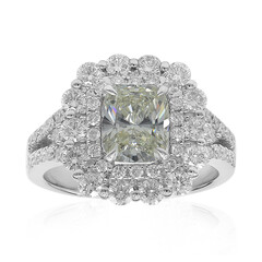 Gelber SI2 Diamant-Platinring (CIRARI)