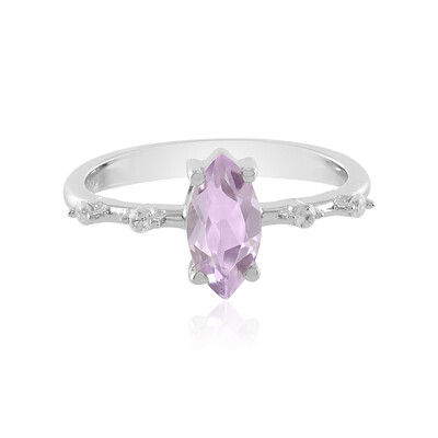 Lavendel-Amethyst-Silberring