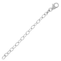 Weißgold-Kettenverlängerung - 0,8 g - 7 cm