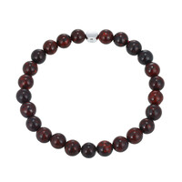 Brekzien-Jaspis-Silberarmband