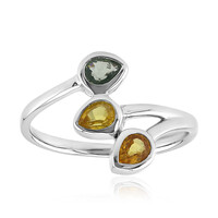 Saphir-Silberring