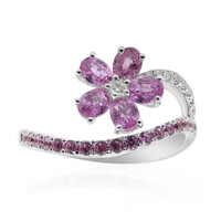Pinkfarbener Saphir-Goldring (CIRARI)