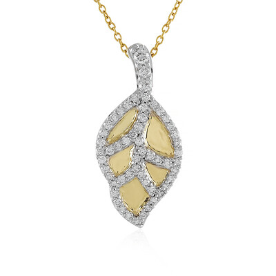 Lupenreiner (F) Brillant-Goldhalskette (LUCENT DIAMONDS)