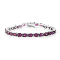 Rhodolith-Silberarmband