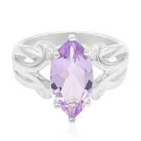 Lavendel-Amethyst-Silberring