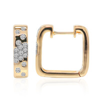 SI1 (G) Brillant-Goldohrringe