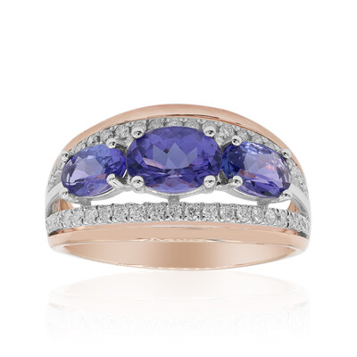 AAA-Tansanit-Goldring (CIRARI)