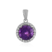 Sibirischer Amethyst-Silberanhänger