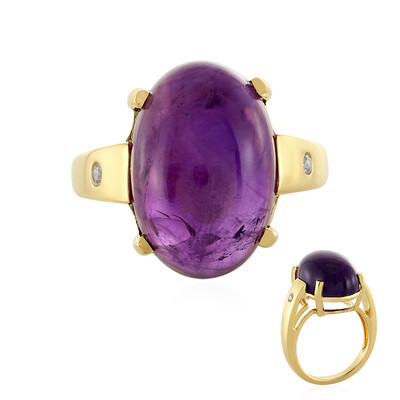 Sambia-Amethyst-Silberring