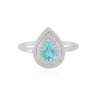 Blauer Apatit-Silberring