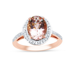 Morganit-Goldring