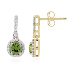 Madagaskar-Demantoid-Goldohrringe (AMAYANI)