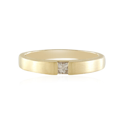 I2 Schokoladen-Diamant-Silberring