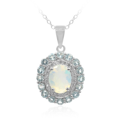 Welo-Opal-Silberhalskette