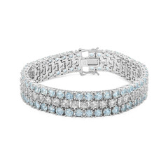 Topas-Silberarmband