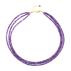 Amethyst-Silberhalskette