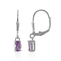 Amethyst-Silberohrringe