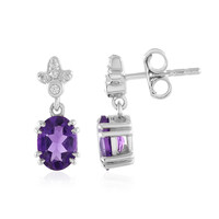 Amethyst-Silberohrringe