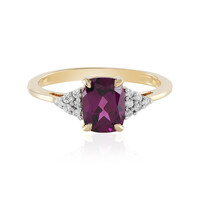 Magenta-Granat-Goldring