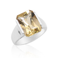 Goldener Labradorit-Silberring