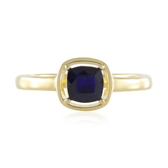 Blauer Madagaskar-Saphir-Silberring