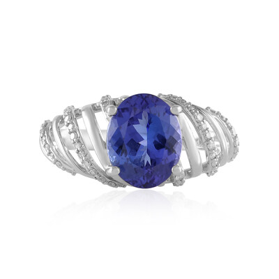 AAA-Tansanit-Goldring (de Melo)