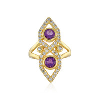 Uruguay-Amethyst-Silberring