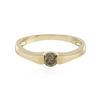 I1 Schokoladen-Brillant-Goldring
