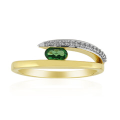 AAA-Kenianischer Tsavorit-Goldring