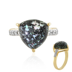 Leoparden-Opal-Silberring