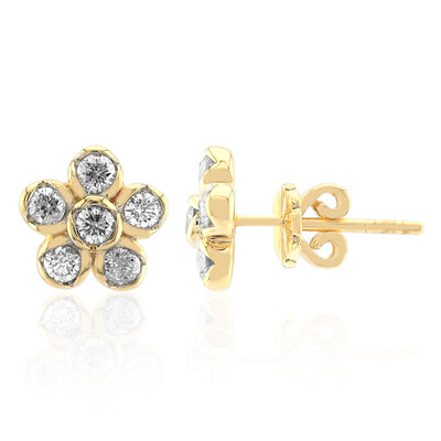 SI1 (G) Diamant-Goldohrringe (Annette)