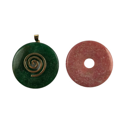 Donutset Thulit und Aventurin