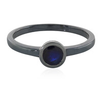 Blauer Madagaskar-Saphir-Silberring