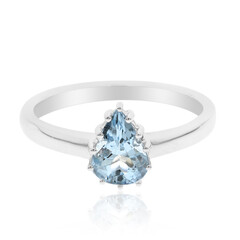 Brasilianischer Aquamarin-Goldring