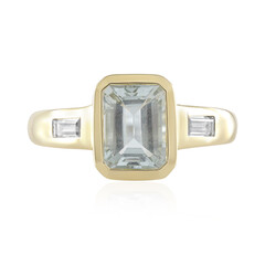 Brasilianischer Aquamarin-Goldring
