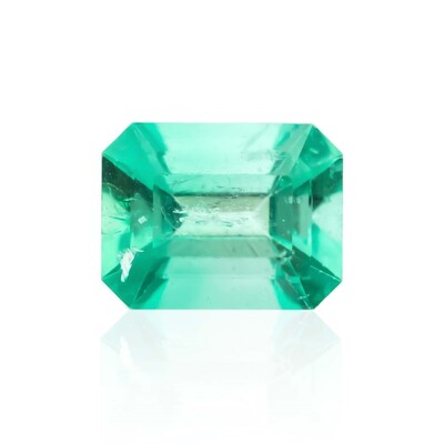 Muzo-Kolumbianischer Smaragd-Edelstein 1,18 ct