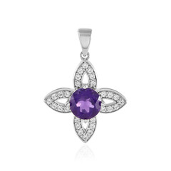 Sibirischer Amethyst-Silberanhänger