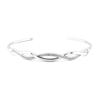 I3 (I) Diamant-Silberarmreif
