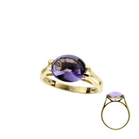 Amethyst-Goldring